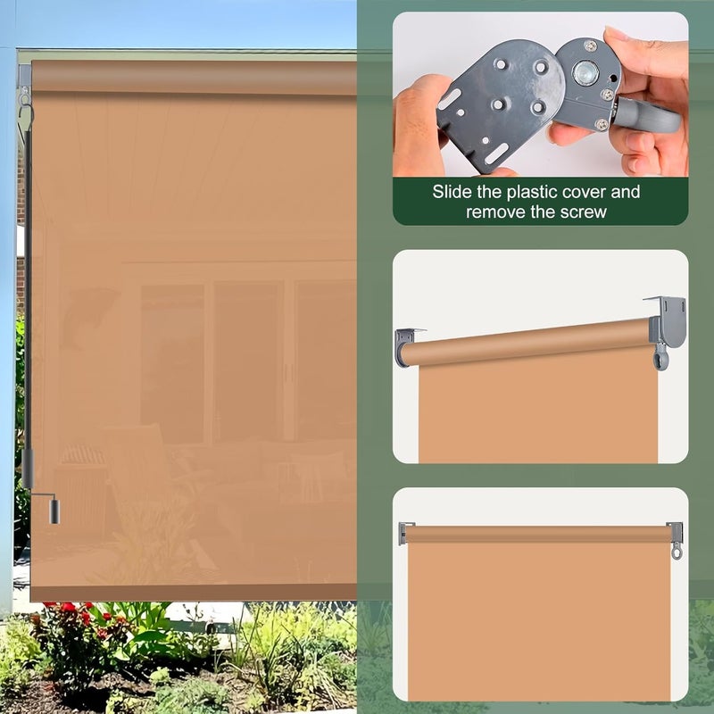 Lihopefe Universal Replacement Installation Accessories for Indoor/Outdoor Sunshade and Roller Blinds - Image 4
